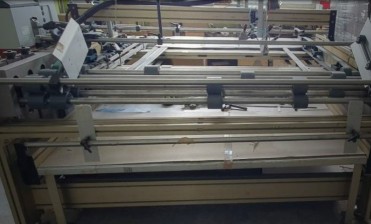 Folding, gluing and taping machine